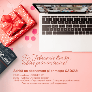  În februarie livrăm iubire prin instruire