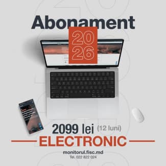 Campania 2026: Abonament electronic!