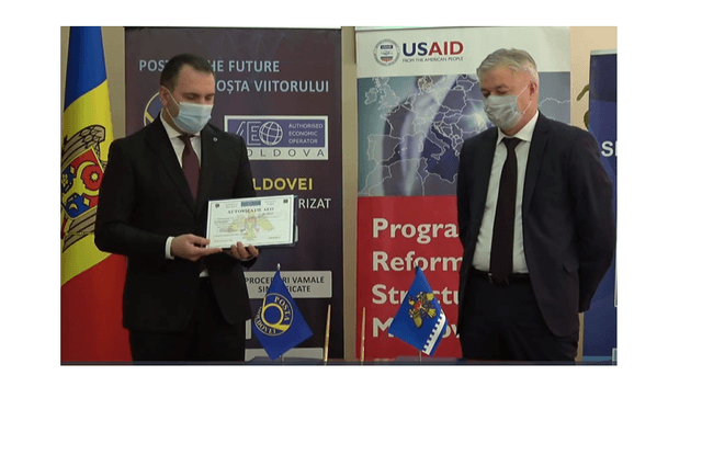 Poșta Moldovei a obținut statutul de Operator Economic Autorizat