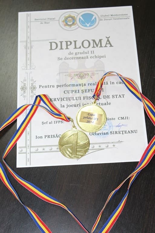 Clubul Moldovenesc de Jocuri Intelectuale a organizat prima ediție a CUPEI SEFULUI SERVICIULUI FISCAL DE STAT
