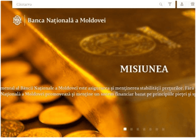 Noul site al BNM a costat 391 de mii de lei