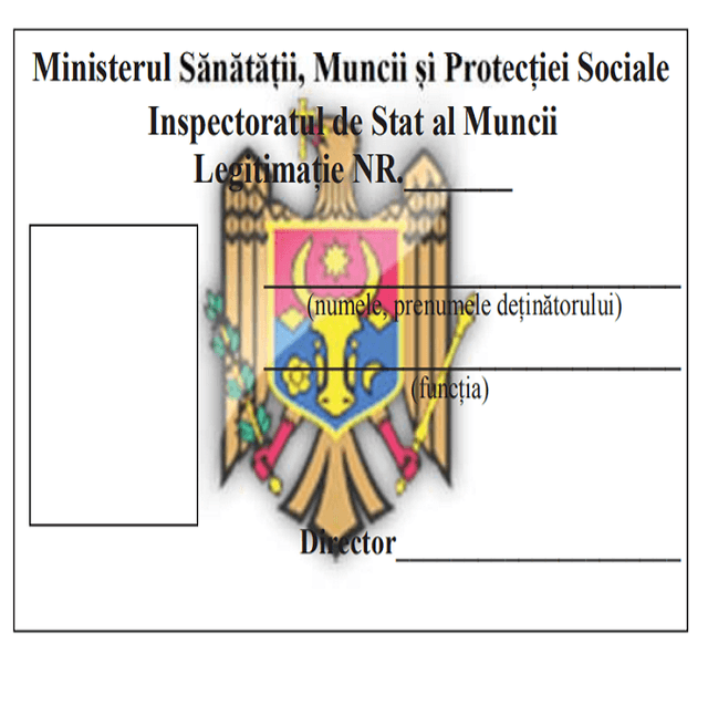 Legitimaţia de serviciu a inspectorului de muncă