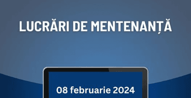 În următoarele zile vor avea loc lucrări de mentenanță în cadrul serviciilor fiscale electronice