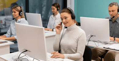 Activități ale centrelor de intermediere telefonică (call center) desfășurate de către rezidenții Parcului IT