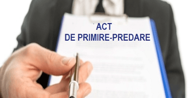 Întocmirea actelor de predare-primire a serviciilor