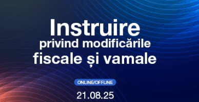 Instruire privind modificările fiscale și vamale