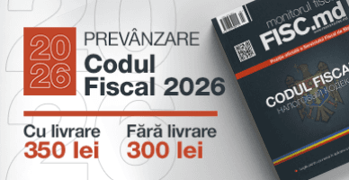 CODUL FISCAL 2026 poate fi procurat la etapa de PREVÂNZARE!