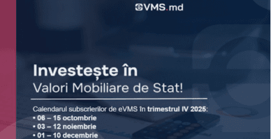 O nouă subscriere prin platforma eVMS.md