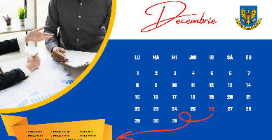 Calendarul fiscal al contribuabilului pentru luna decembrie 2025