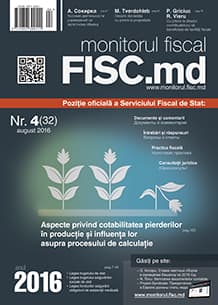 monitorul fiscal FISC.md