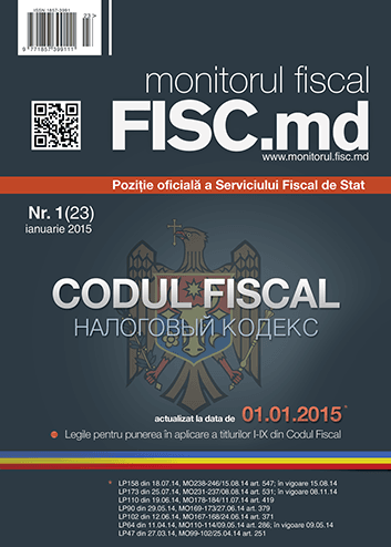 Codul Fiscal al RM