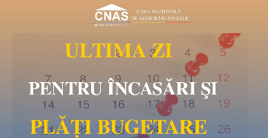 Ultima zi operațională pentru încasări şi plăti bugetare – 30 decembrie 2025